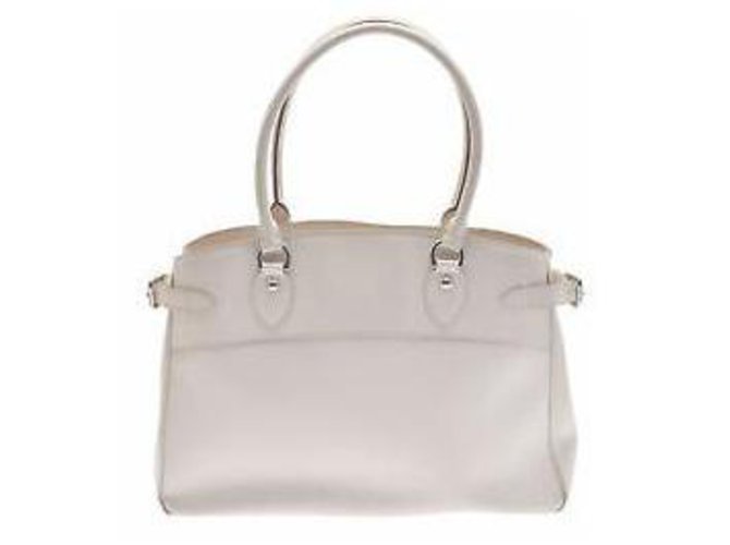 Louis Vuitton handbag Cream Leather  ref.132094