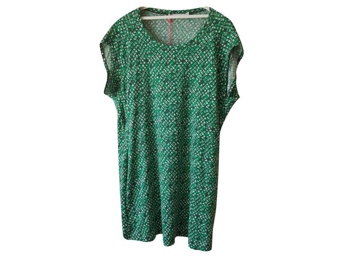 See by Chloé Dresses Green Cotton  ref.132138