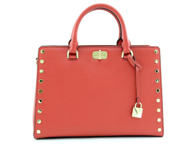 Michael Kors tote new Red Leather  ref.132186