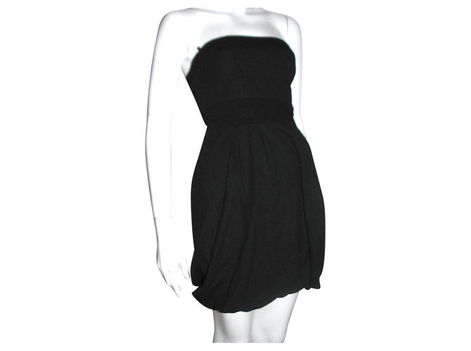 Diane Von Furstenberg Vintage DvF Tere Dress Black Viscose Elastane Polyamide  ref.132209