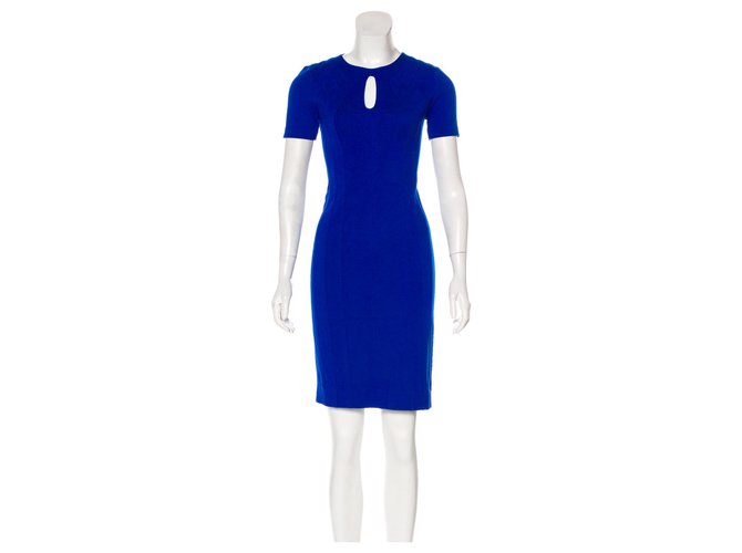 Diane Von Furstenberg DvF Kader dress Blue Viscose Elastane Polyamide  ref.132226