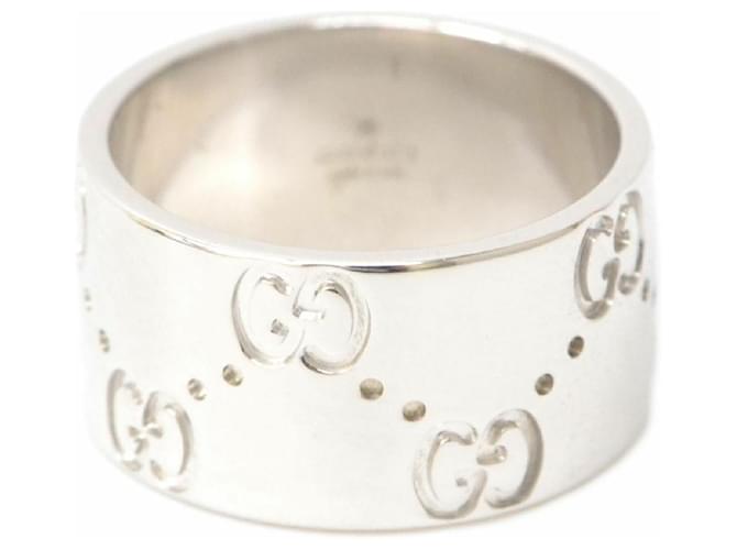 Gucci Icon Ring Silber Weißgold  ref.132252