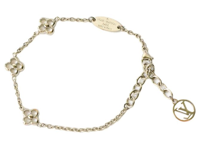 Louis Vuitton Silver Bracelet Silvery Metal  ref.132275