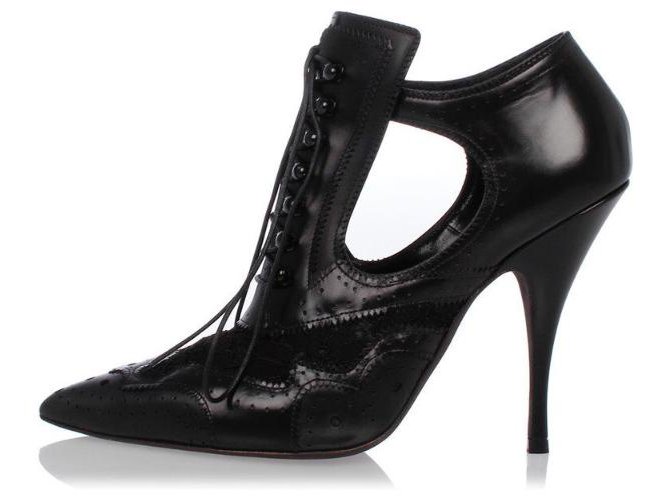 Givenchy Sapato feminino Preto Couro  ref.132289