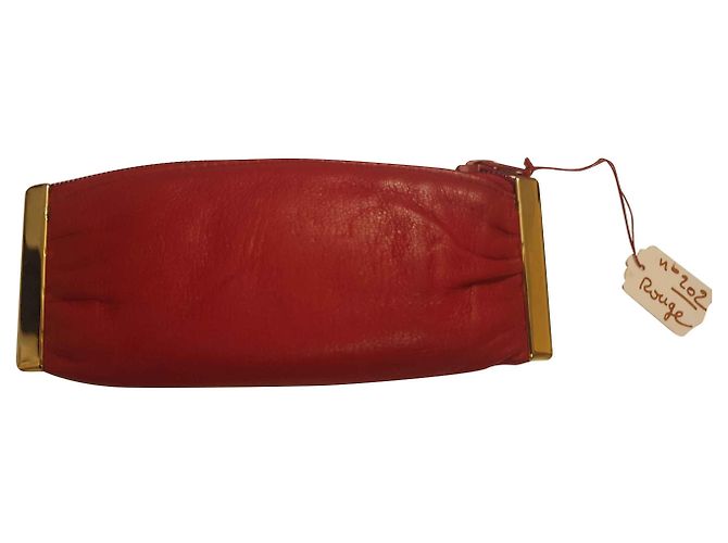 Lanvin Purses, wallets, cases Red