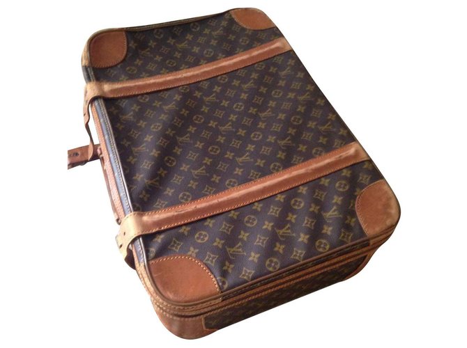 stratos suitcase from louis vuitton Brown Leather  ref.132353