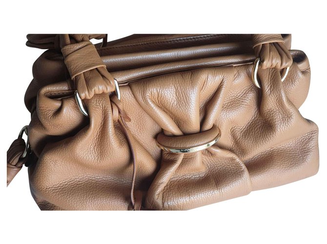 Lancel Handbags Light brown Leather  ref.132366