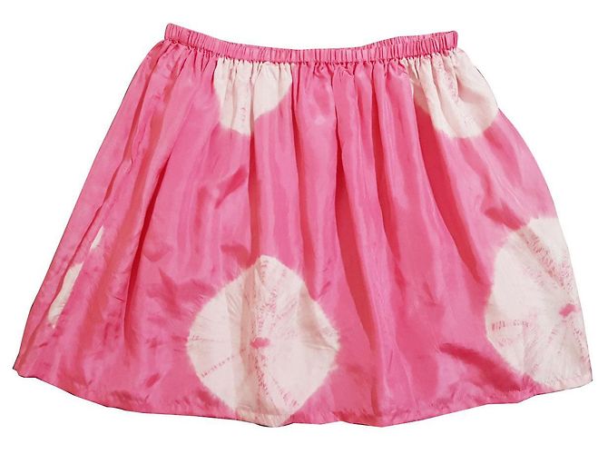 Autre Marque Falda de seda Brigitte Bardot Rosa