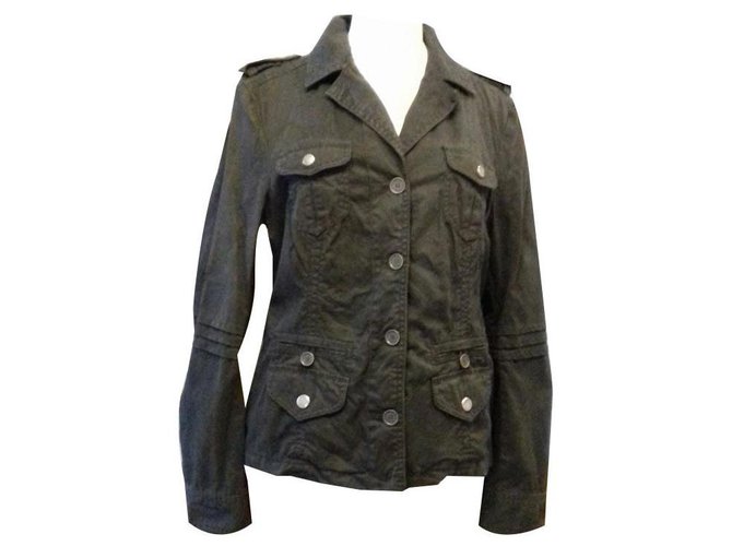 Autre Marque Rock jacket Black Cotton  ref.132623