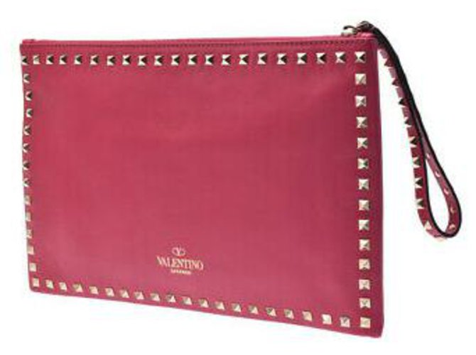 valentino pink clutch bag