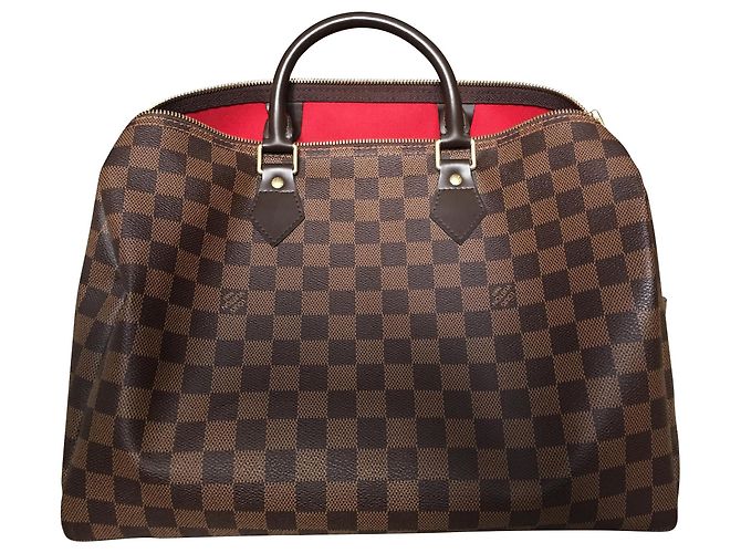 Louis Vuitton Speedy checkered Marrom