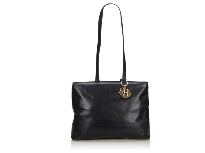 Dior Tasche aus schwarzem Leder  ref.132811