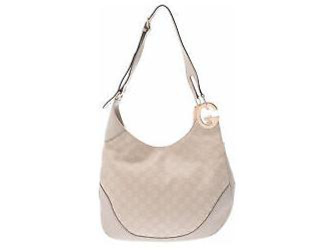 Gucci leather bag Cream  ref.132868