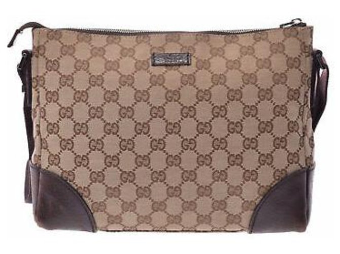 Gucci Vintage Shoulder Bag Cloth  ref.132924