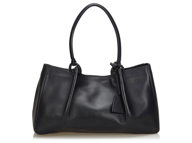 Gucci Black Leather Shoulder Bag  ref.133044