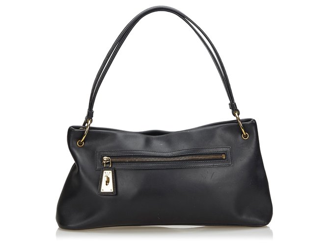 Gucci Black Leather Shoulder Bag  ref.133060