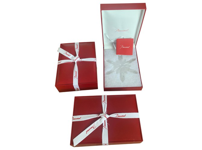 Baccarat Christmas Sanded Flake White  ref.133148