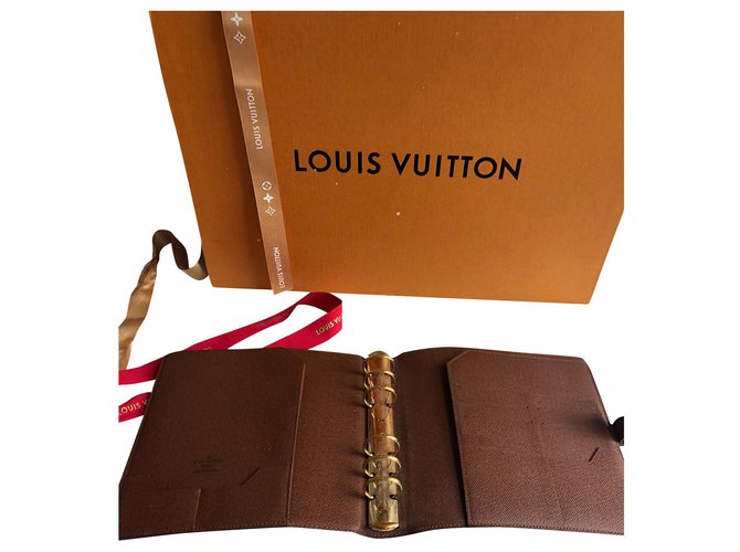 Louis Vuitton Geldbörsen, Geldbörsen, Fälle Braun Leinwand  ref.133153