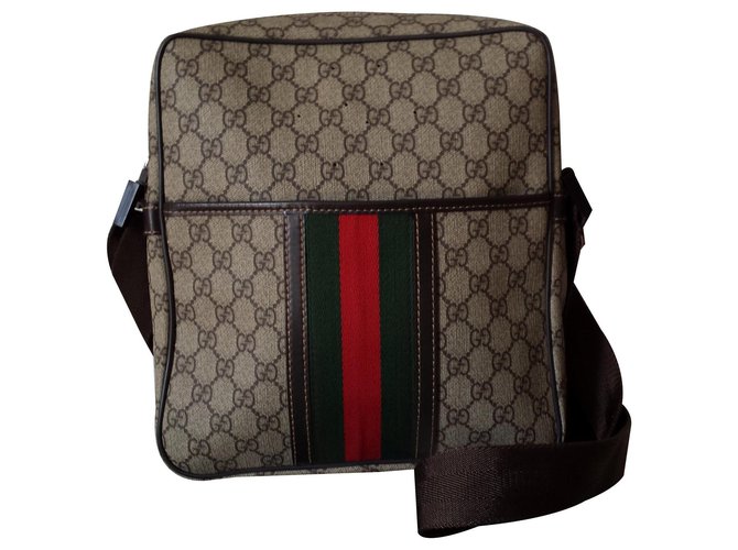 Gucci XL-Tasche Beige Leinwand  ref.133274