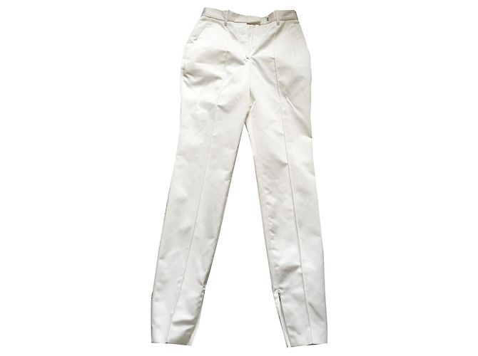 Calça Barbara Bui de algodão creme