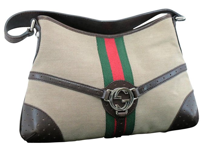 Gucci Sherry Line GG Shoulder Bag Cloth  ref.133319