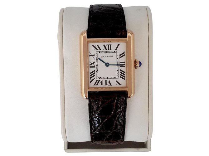 Cartier Tank Solo Or Or jaune Blanc  ref.133367