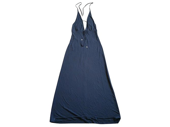 Escada Black low back maxidress