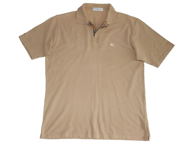 Burberry Polos Coton Marron
