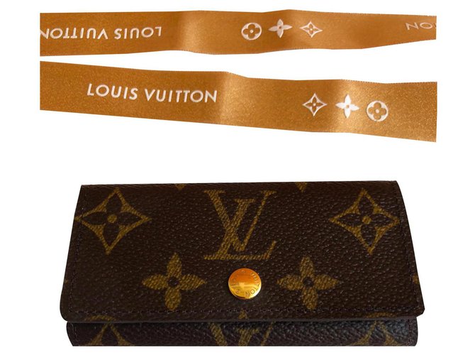 Louis Vuitton Monederos, carteras, casos Castaño Lienzo  ref.133516