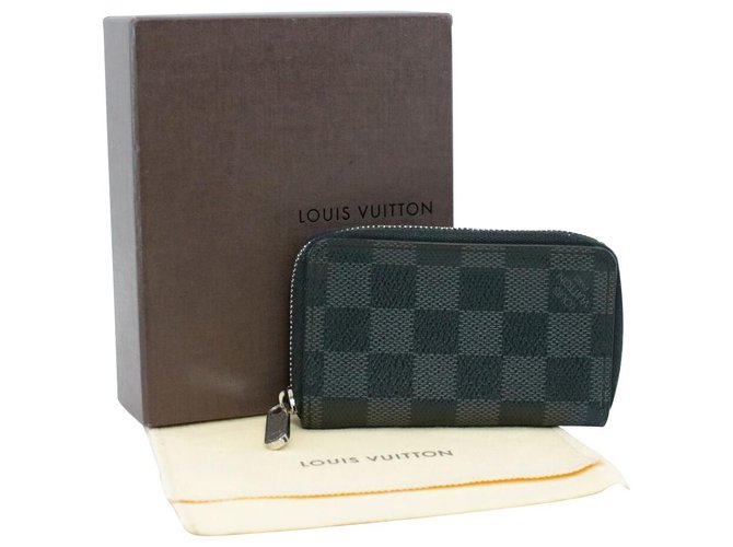 Louis Vuitton Zippy Wallet Toile Noir  ref.133556