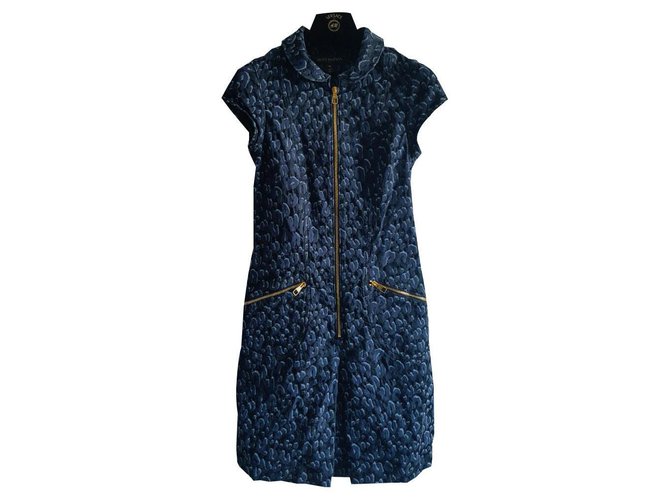 Louis Vuitton denim leopard Blue ref.133596 - Joli Closet