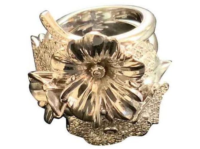 Autre Marque Ring aus Weißgold und Diamant