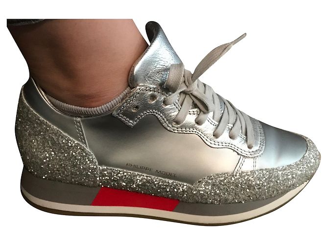 Philippe Model Philippe PARADIS Sneaker grau Synthetik