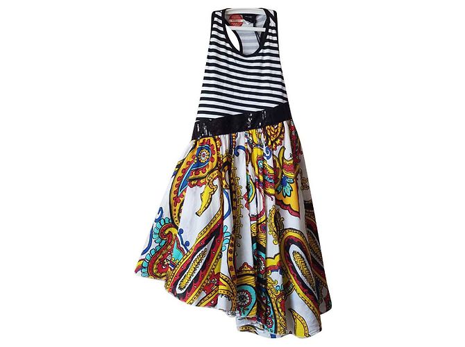 Miss Sixty Baumwollkleid Mehrfarbig Größe S Mehrfarben