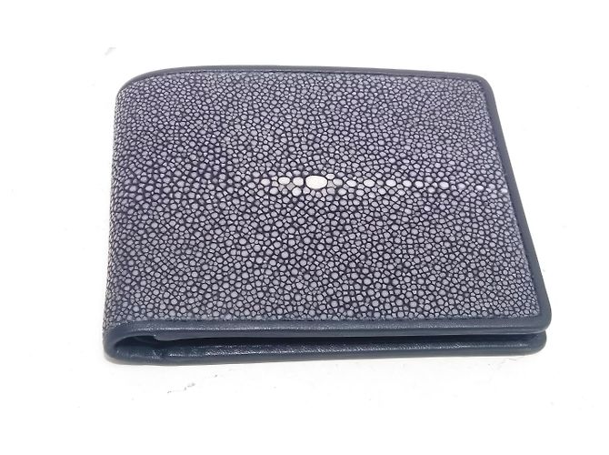 Autre Marque Wallet in blue stingray