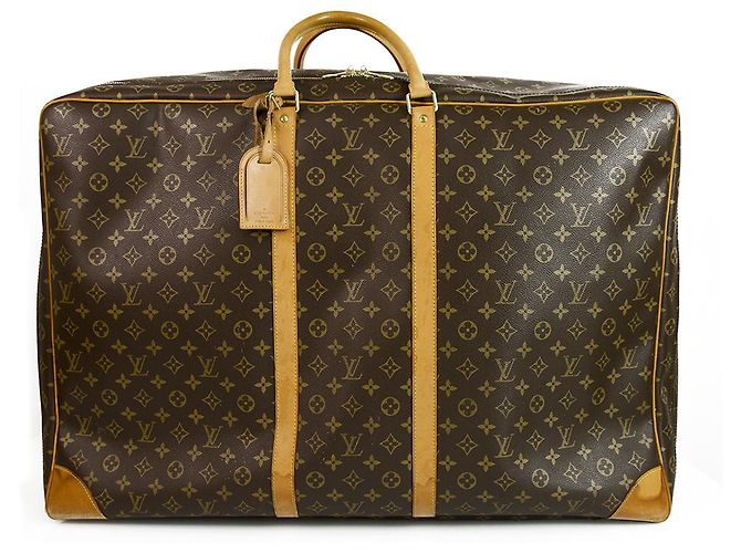 Louis Vuitton Sirius 70 Monogram Canvas & Leather Koffer - Reise mit weichem Gepäck Braun