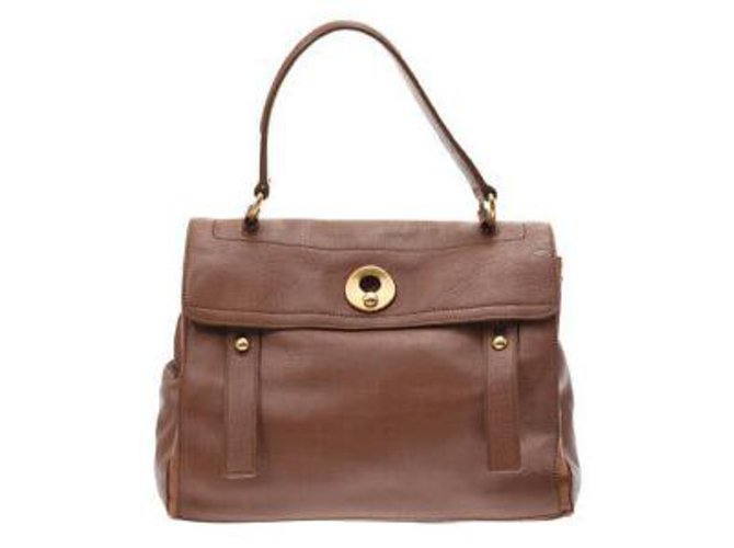 Yves Saint Laurent Muse 2 Brown Leather  ref.134021