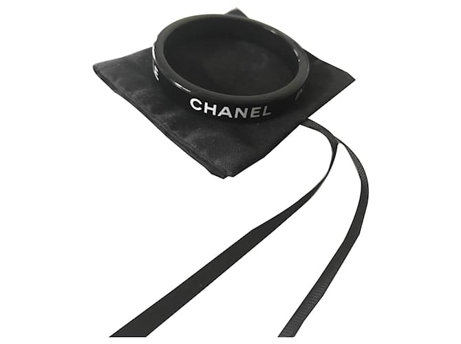 Chanel anillo "inimitable" Negro Resina  ref.134164