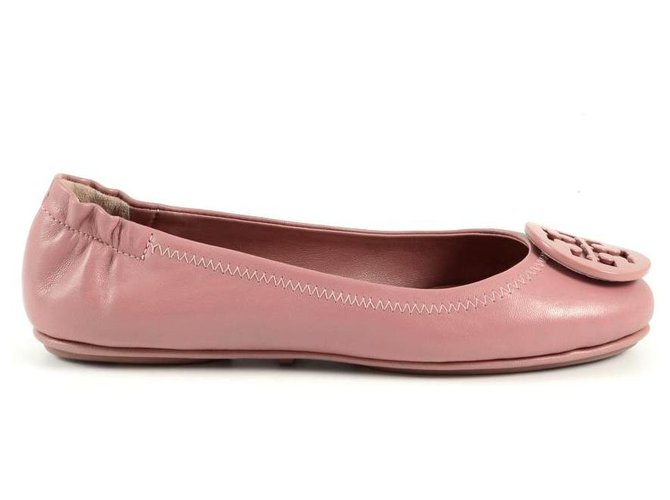 Tory Burch flat shoes new Pink Leather  - Joli Closet