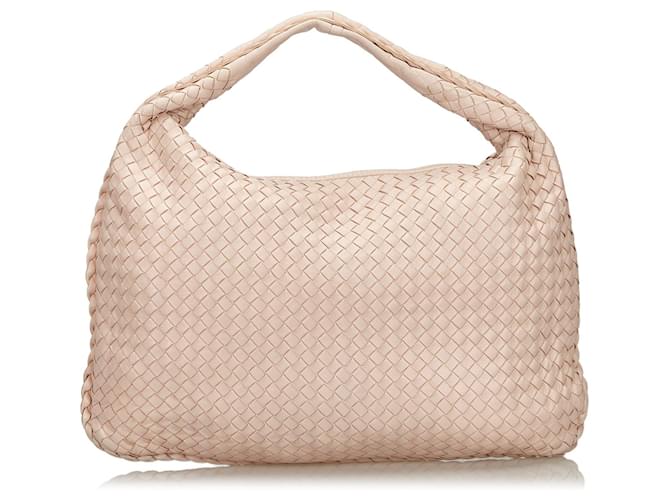 Bottega Veneta - Intrecciato Leather Hobo Bag Pink