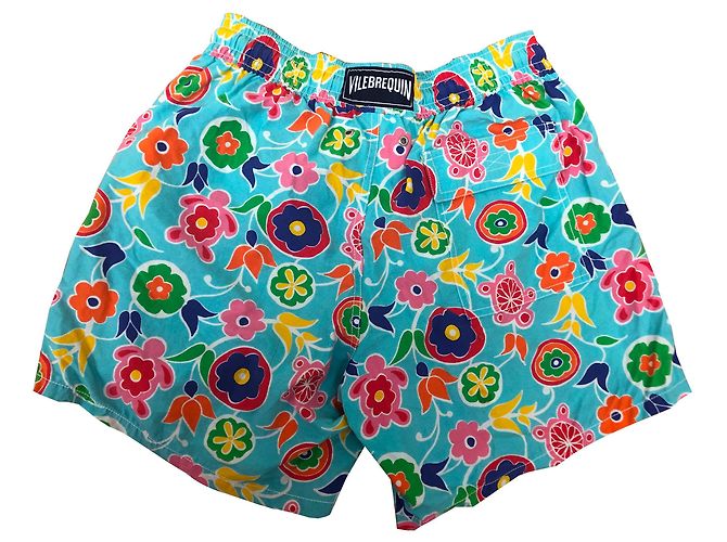 Vilebrequin Banho curto Rosa Azul Multicor Verde Laranja Amarelo Turquesa