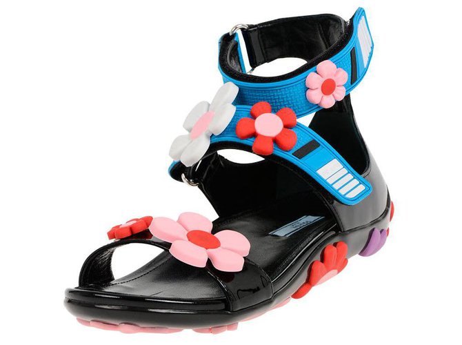 prada flower shoes