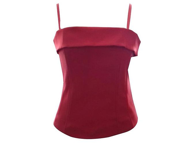 Autre Marque Bustier de algodón rojo H & M Roja