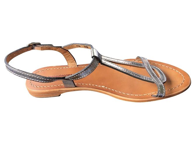 Autre Marque The Tropeziennes Sandalen Silber Leder 38
