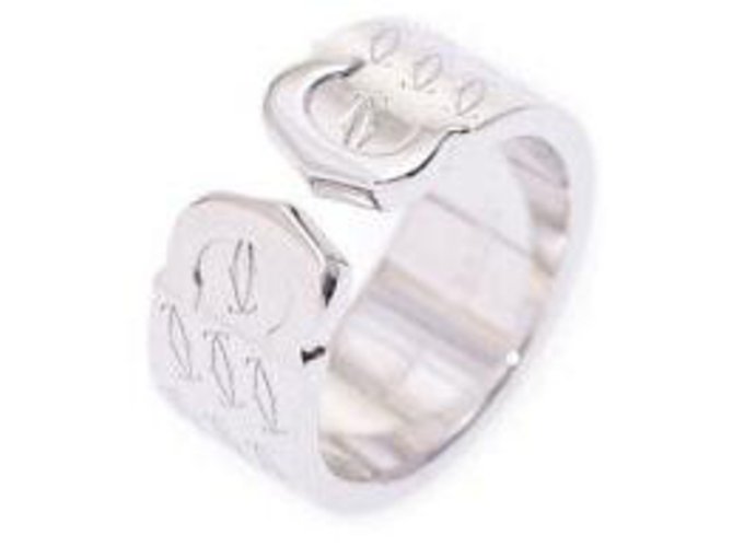Cartier C2 Ring Silvery White gold  ref.134386