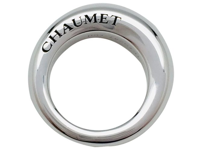 Anello Chaumet in oro bianco modello "Ring".  ref.134448
