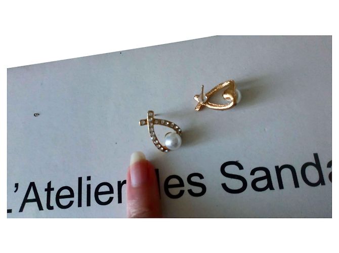 Kenneth Jay Lane Ohrringe Gold Metall Golden