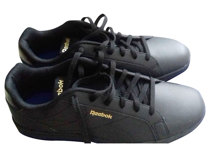 Baskets Reebok en cuir bleu marine Bleu foncé