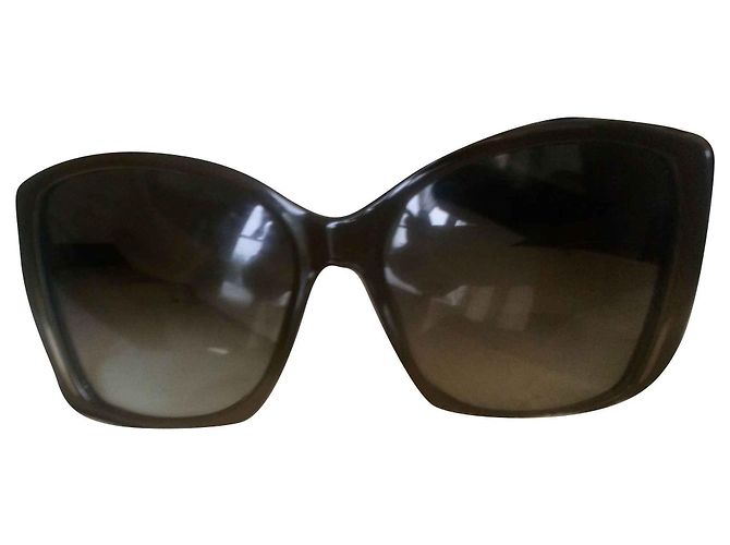 Bottega Veneta Sonnenbrille Khaki Acetat