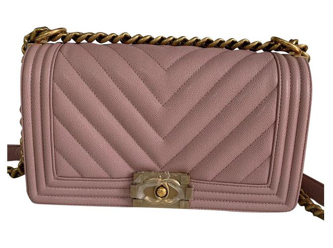 Boy Chanel Handbags Leather  ref.134638